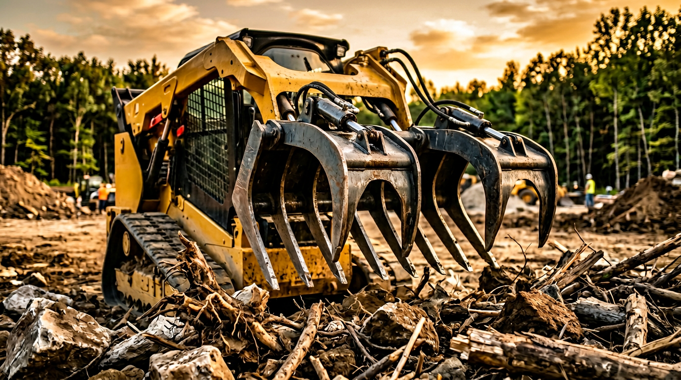 How to Choose the Right Grapple for Your Skid Steer